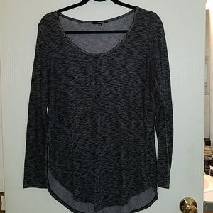 Long Sleeve Knit Top w/slide slit